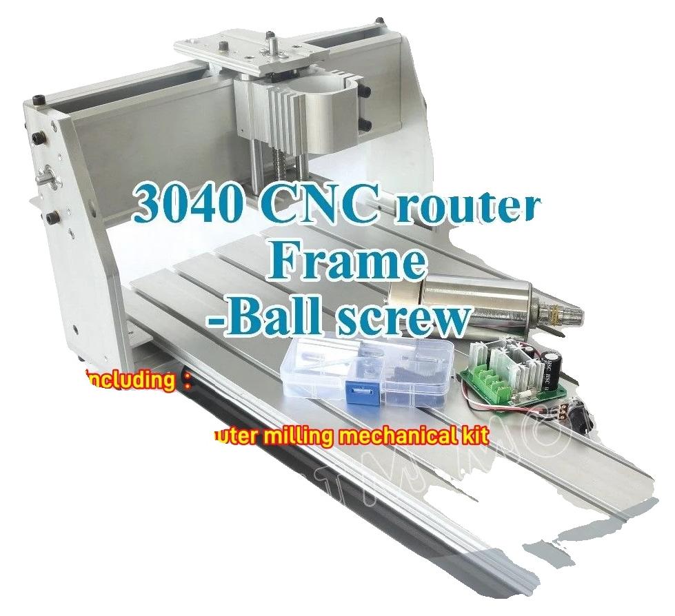 CNC-Router-Rahmenkit, kompatibel mit mehreren Modellen, robuste Aluminiumkonstruktion, 3040-52MM Klemme 2
