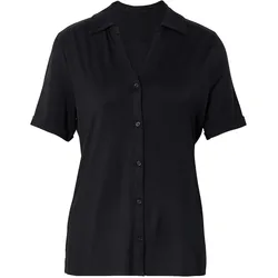 Tchibo - Blusenshirt mit Knopfleiste - Damen - Gr. XXL - schwarz