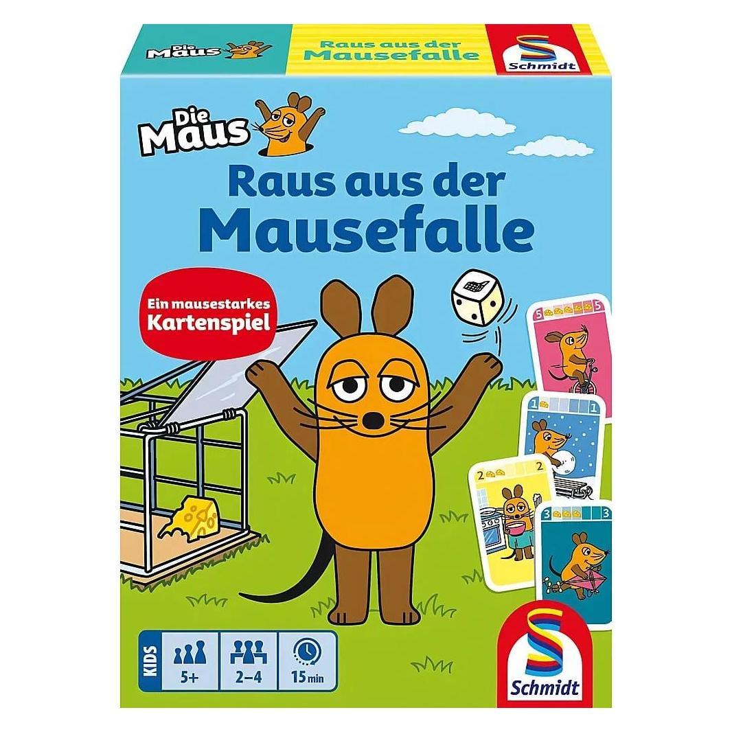 Schmidt Spiele Die Maus, Raus aus der Mausefalle (d) (Deutsch, 2 - 4 Spieler) (75063)