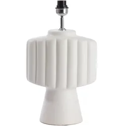 Lampenfuss GANDARA (LBH 29,50x18,50x49 cm) - weiß - LBH 29,50x18,50x49 cm