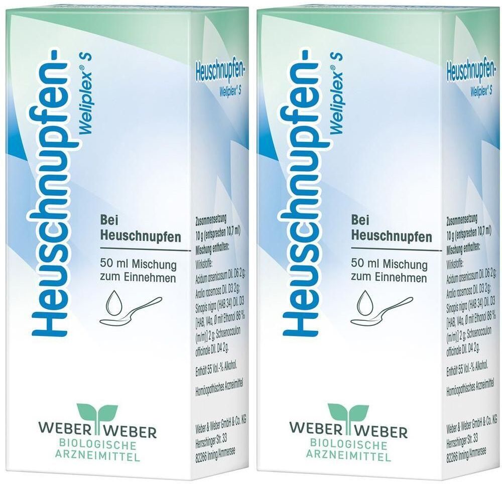 Heuschnupfen-Weliplex Heuschnupfen Weliplex S Mischung 2x 2x50 ml