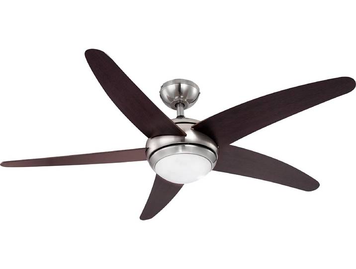 Deckventilator mit Beleuchtung FABIOLA 132cm 60W schwarz