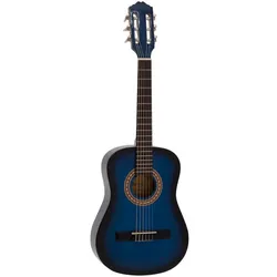 DIMAVERY AC-303 Klassikgitarre 1/2, blau