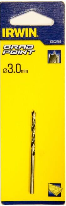 Irwin Mèche hélicoïdale 3,0x67x37mm ; Irwin Tools (10502792)
