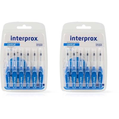 INTERPROx REG Conical Blau x2 2x6 St Zahnbürste