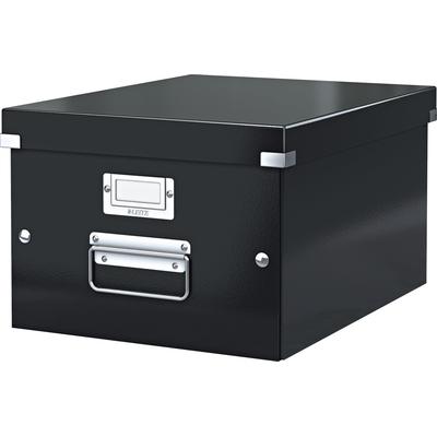LEITZ Ablagebox Click & Store A4 schwarz Packung mit 6 Stück