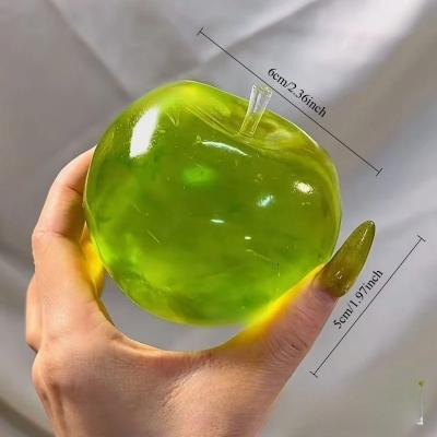 DynamicDeals Green Apple Slow Rebound Stress Ball Sensory Fidget Squeeze Toy For Kids & Adults 1pc