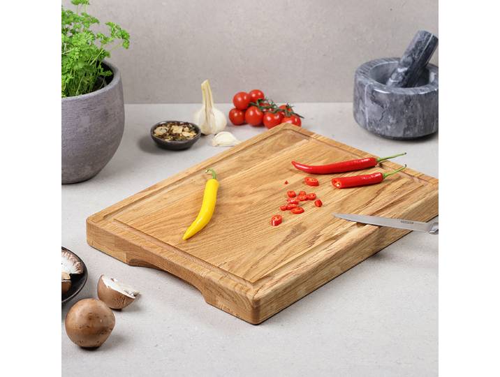 Schneidebrett Sikeb 39 x 28cm Braun