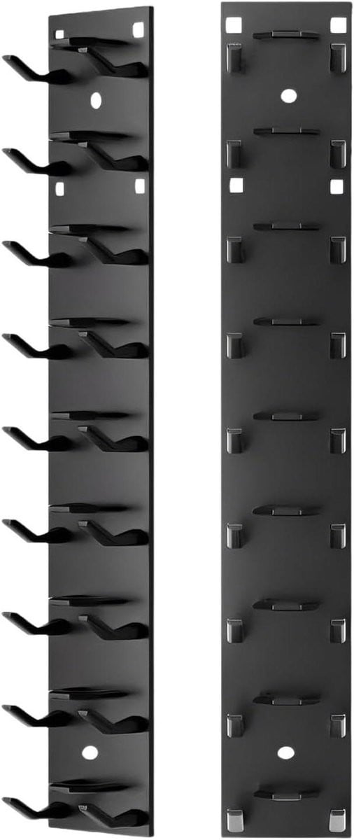 Hoedenrek Organizer Pet Houder Zwart/Wit - 2 Stuks