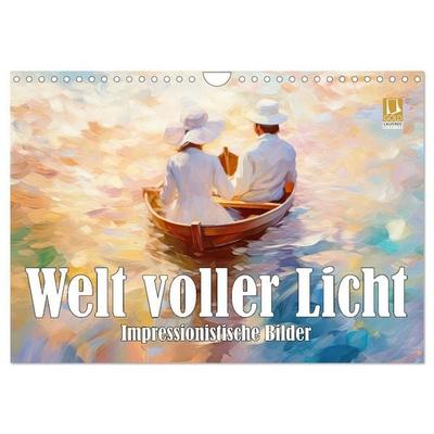 Welt voller Licht Impressionistische Bilder (Wandkalender 2027 DIN A4 quer), CALVENDO Monatskalender