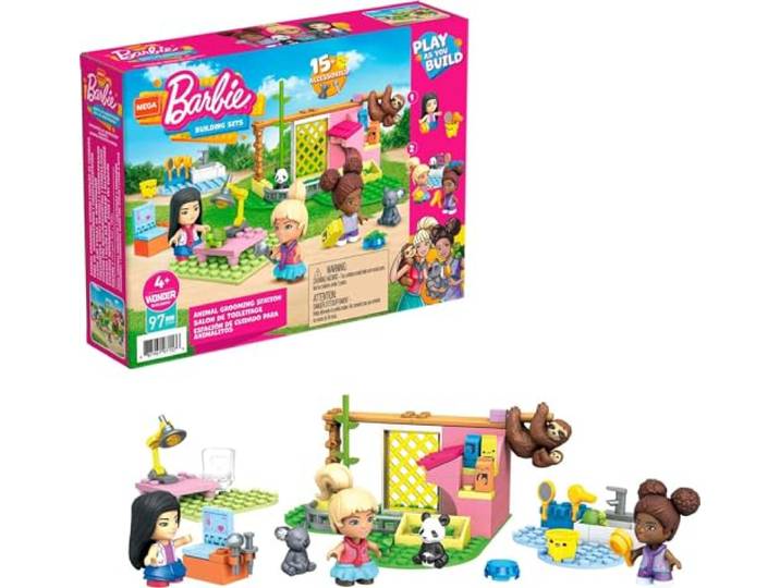 Mega Construx Barbie Animal Grooming Station