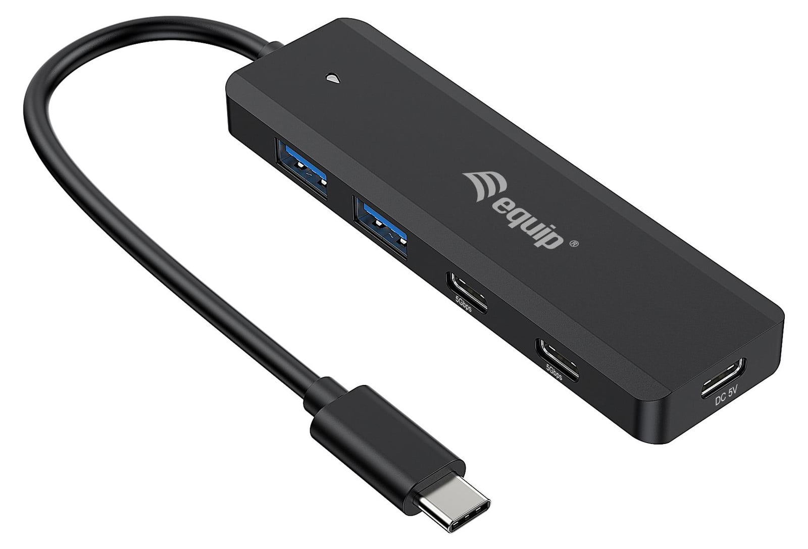 Equip 128964 4-Poorts USB-C Hub met 2x USB 2.0 en 2x USB-C 5Gbps