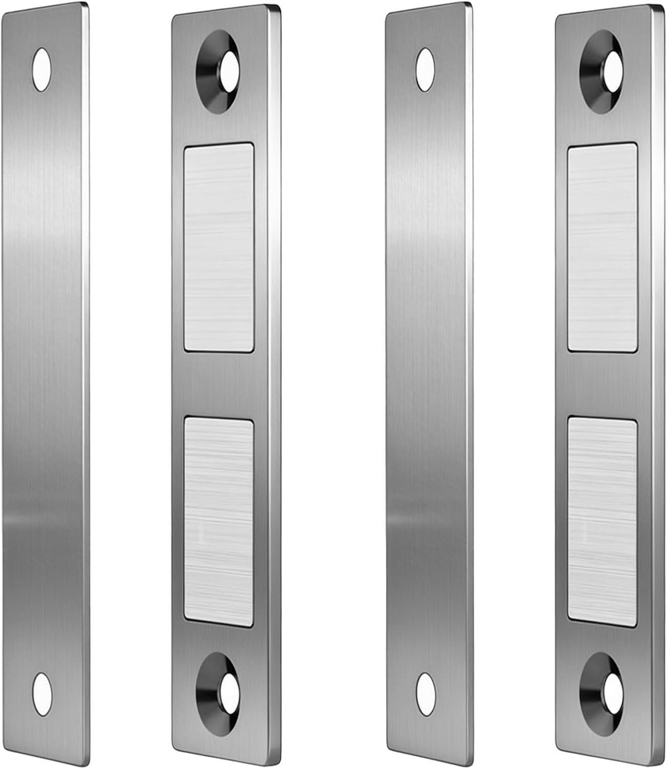 Set van 4 ultra-dunne magnetische deursluitingen voor keukenkasten, lades en kledingkasten