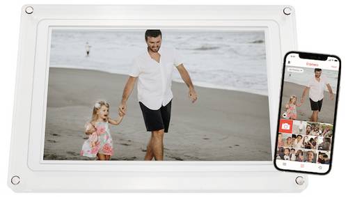 Braun Phototechnik DigiFrame 1020 Digitaler Bilderrahmen 25.7cm 10.1 Zoll EEK: C (A - G) 1280 x 800 Pixel 16GB Weiß