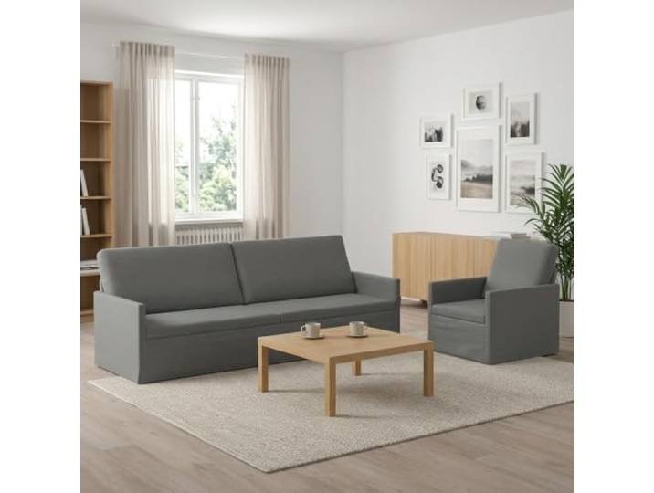 Sofa-Set 2 Stück Dunkelgrau Samt mit Metallrahmen Kissenrücken-Design,Schaum-Faserfüllung,Samtpolsterung,für Wohnzimmer und Arbeitszimmer,stabiler Rahmen