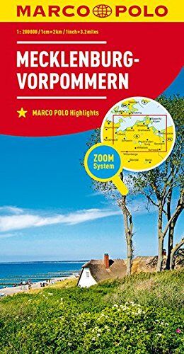 MARCO POLO Karte Deutschland Blatt 2 Mecklenburg-Vorpommern 1:200 000 (MARCO POLO Karte 1:200000) - Preis vom 13.10.2026 19:28:25 h