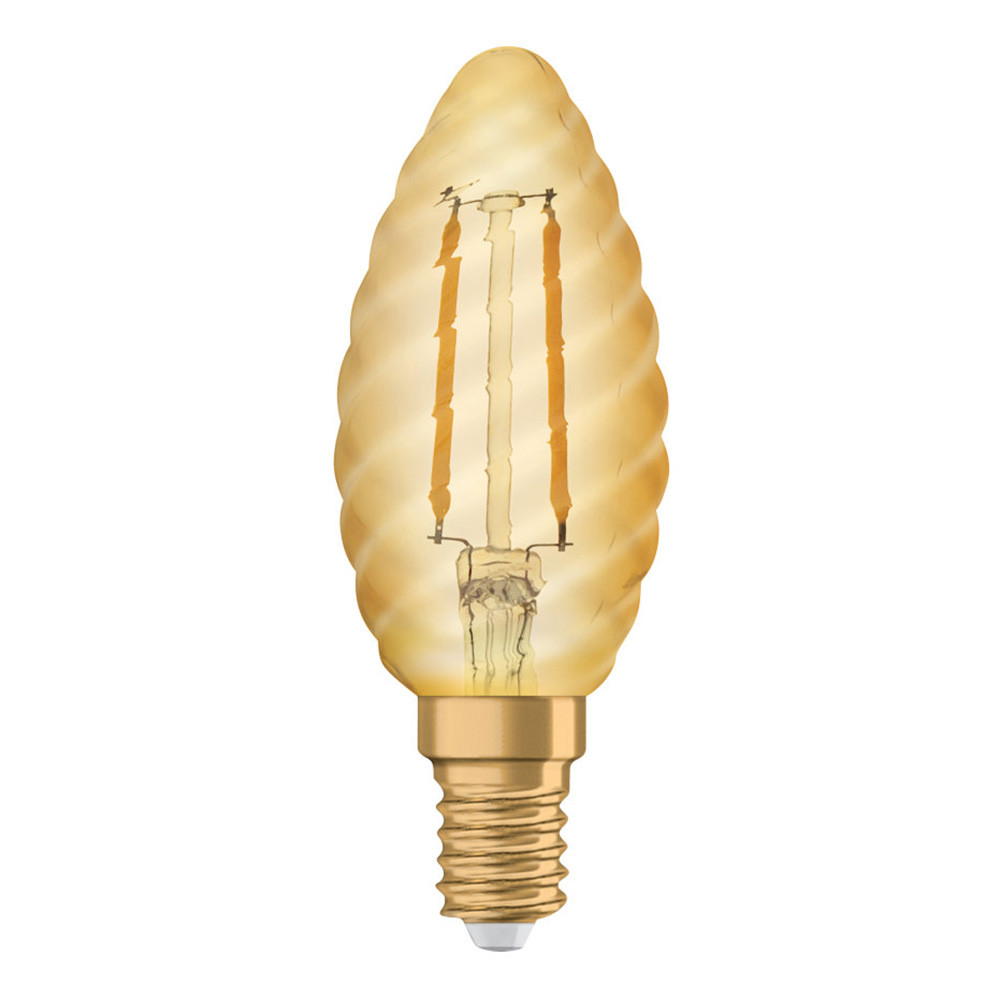 Osram Vintage 1906 Classic BW LED-lamp, 1,5W, E14 fitting, goud