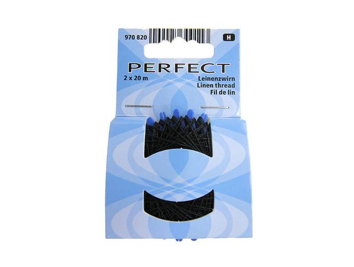 Perfect Leinenzwirn Schwarz 20 m 2 Stück