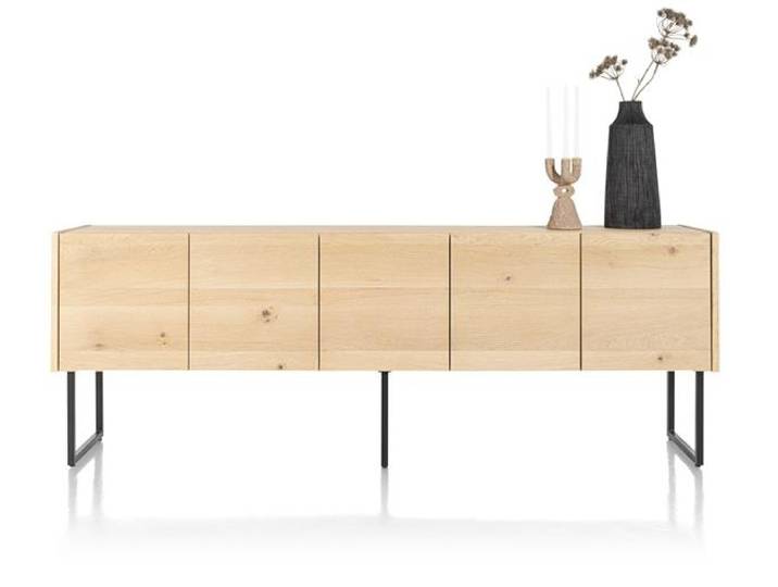 XOOON Carving Sideboard Eichenfurnier/Metallgestell