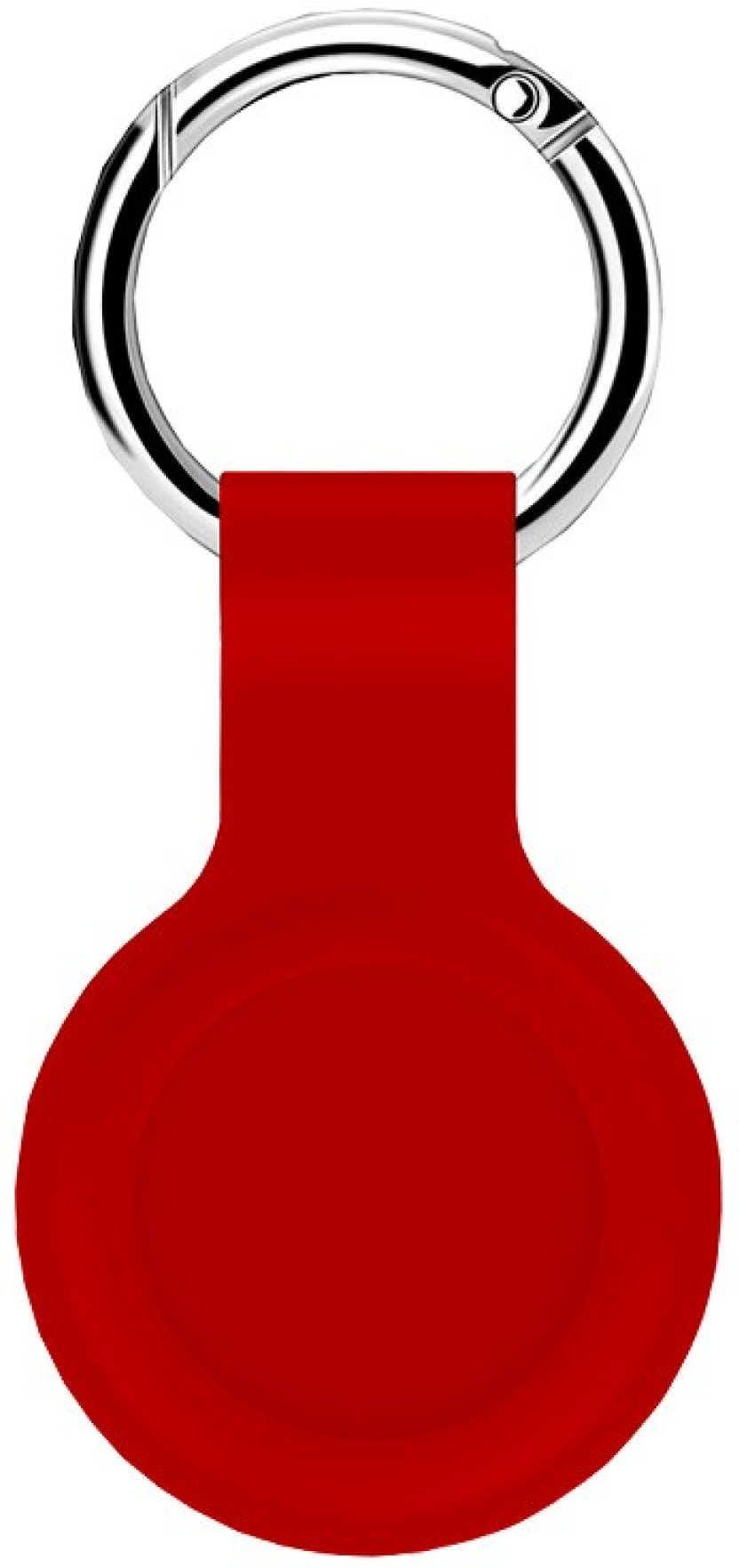 iS Porta-Chaves em Silicone Líquido AirTag - Vermelho