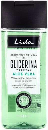 Lida Glycerin and Aloe Vera Body Soap 600 ml 600 ml