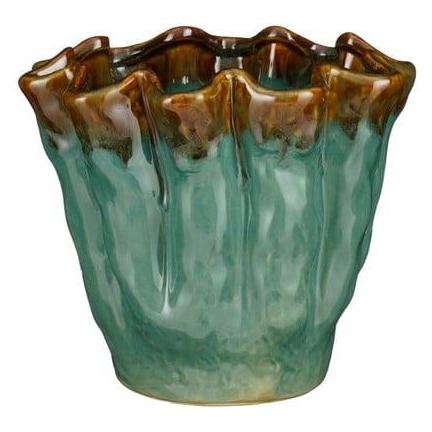 Mica Blumentopf "Aleta", Keramik, Ø 23 cm, Farbe: grün (23 x 21 cm) (1195651)