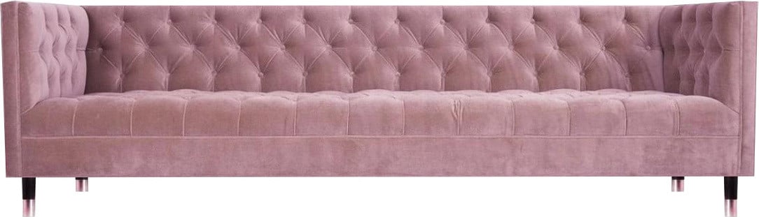 Chesterfield vierzitter stoffen bank voor de woonkamer