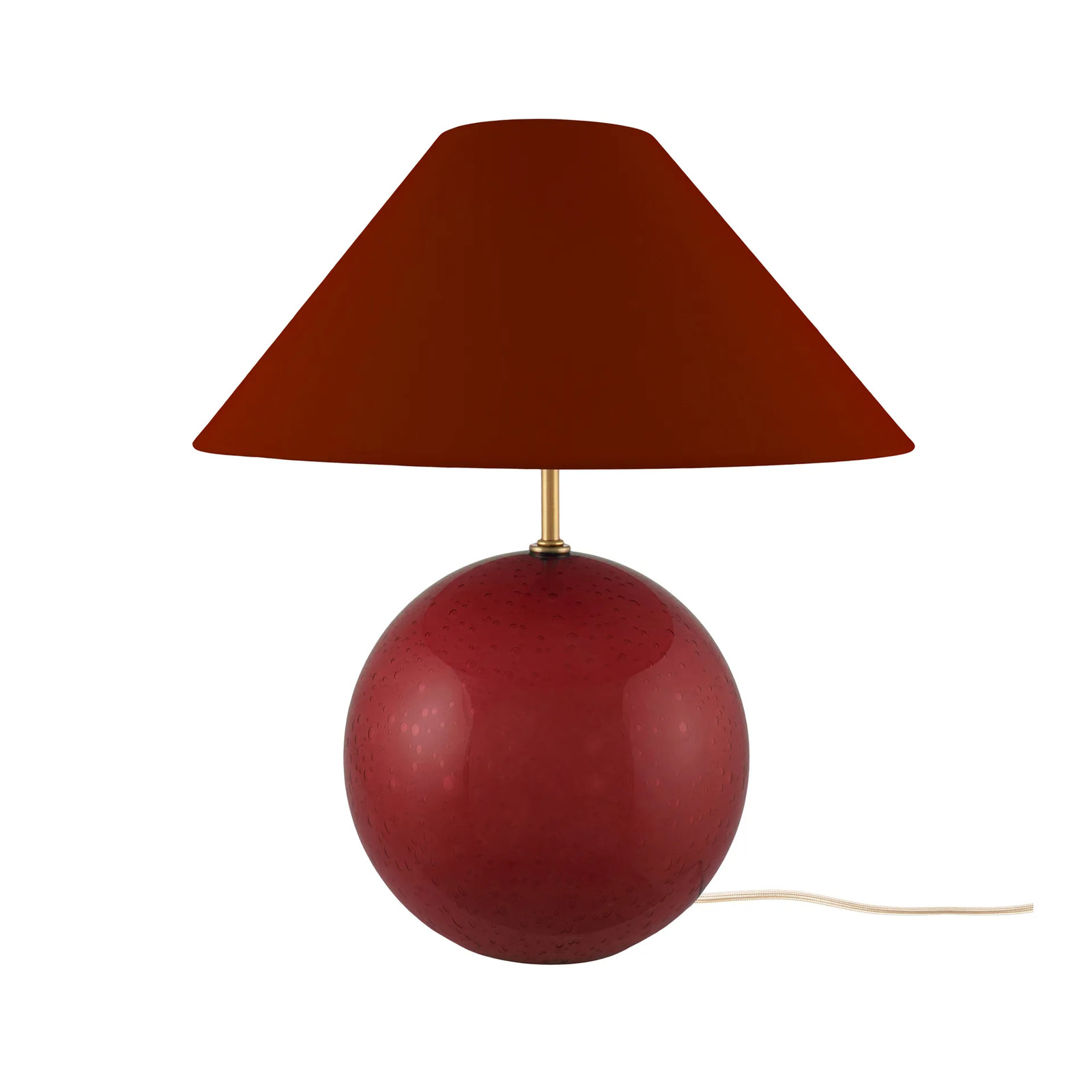 Globen Lighting Iris 35 tafellamp Burgundy, Hoogte: 39 cm