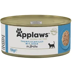 Applaws mit Thunfischfilets & Käse | 24x 156g Katzennassfutter