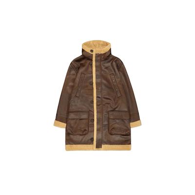 Winterjacke ALPHA INDUSTRIES "B-7 Arctic Parka", Herren, Gr. M, braun (vintage braun), Obermaterial: 100% Polyester, Jacken Winterjacke