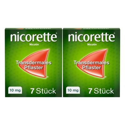 nicorette® TX Pflaster 10 mg x2 2x7 St transdermal
