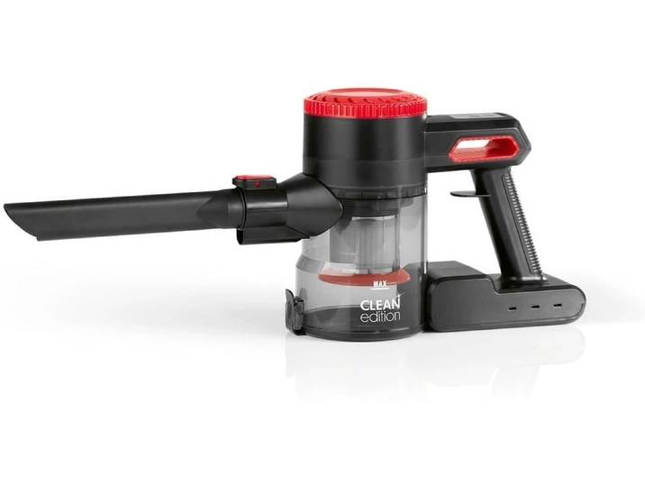 CLEANMAXX Akku-Hand-und Stielstaubsauger mit 2-fach-Filter , rot, Akkusauger, Akku-Hand-und Stielstaubsauger