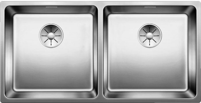 Blanco Andano 400/400-if Spüle 522985 86,5x40cm, Edelstahl Seidenglanz, IF-Flachrand