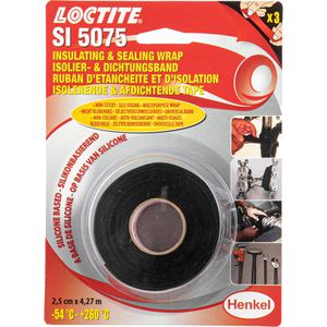 Loctite Dichtungsband SI 5075, selbstverschweißend, schwarz, 25mm x 4,27m
