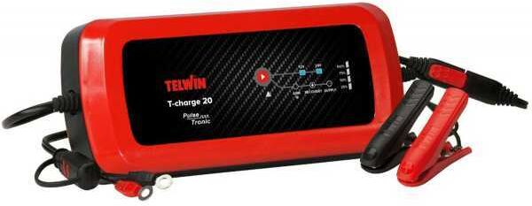 Telwin T-Charge 20 - Lade- und Ladeerhaltungsgerät - Bleibatterie 12-24V - 110 W