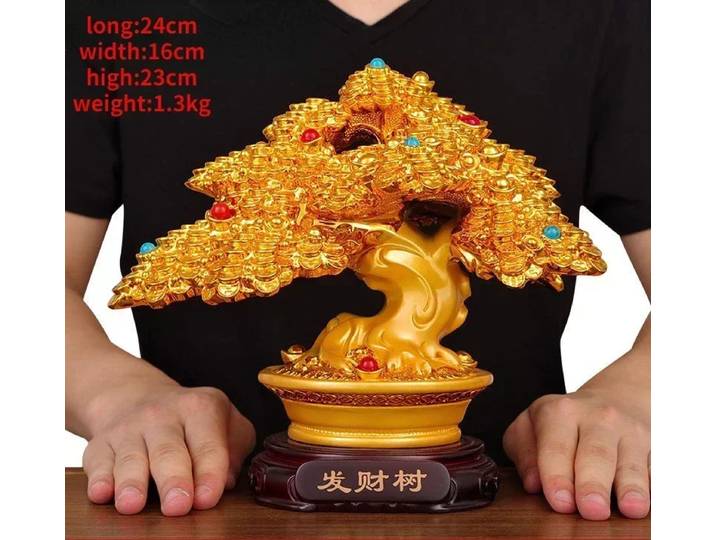 Feng Shui attirer la richesse Fortune arbre porte-bonheur ornement magasin ouverture salon magasin décor