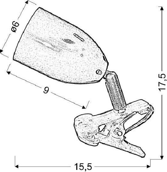 Milagro LED clip lamp