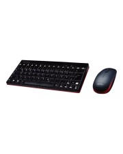 Perixx PERIDUO-712 Tastatur-und-Maus-Set kabellos 2,4 GHz Deutsch Schwarz (11262)