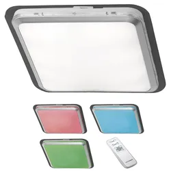 Reality Leuchten Reality|Trio LED-Deckenleuchte RL135, Hängeleuchte Effektleuchte, Farbwechsel RGB