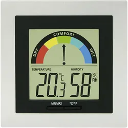 Thermo-Hygrometer mit Comfort Barometer und Min/Max Speicherung