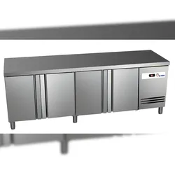 KBS Gastrotechnik Kühltisch Ready KT4100 mit Arbeitsplatte 4 Türen