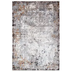 Vintage Teppich Kennedy 133 x 190 cm Mischgewebe Grau
