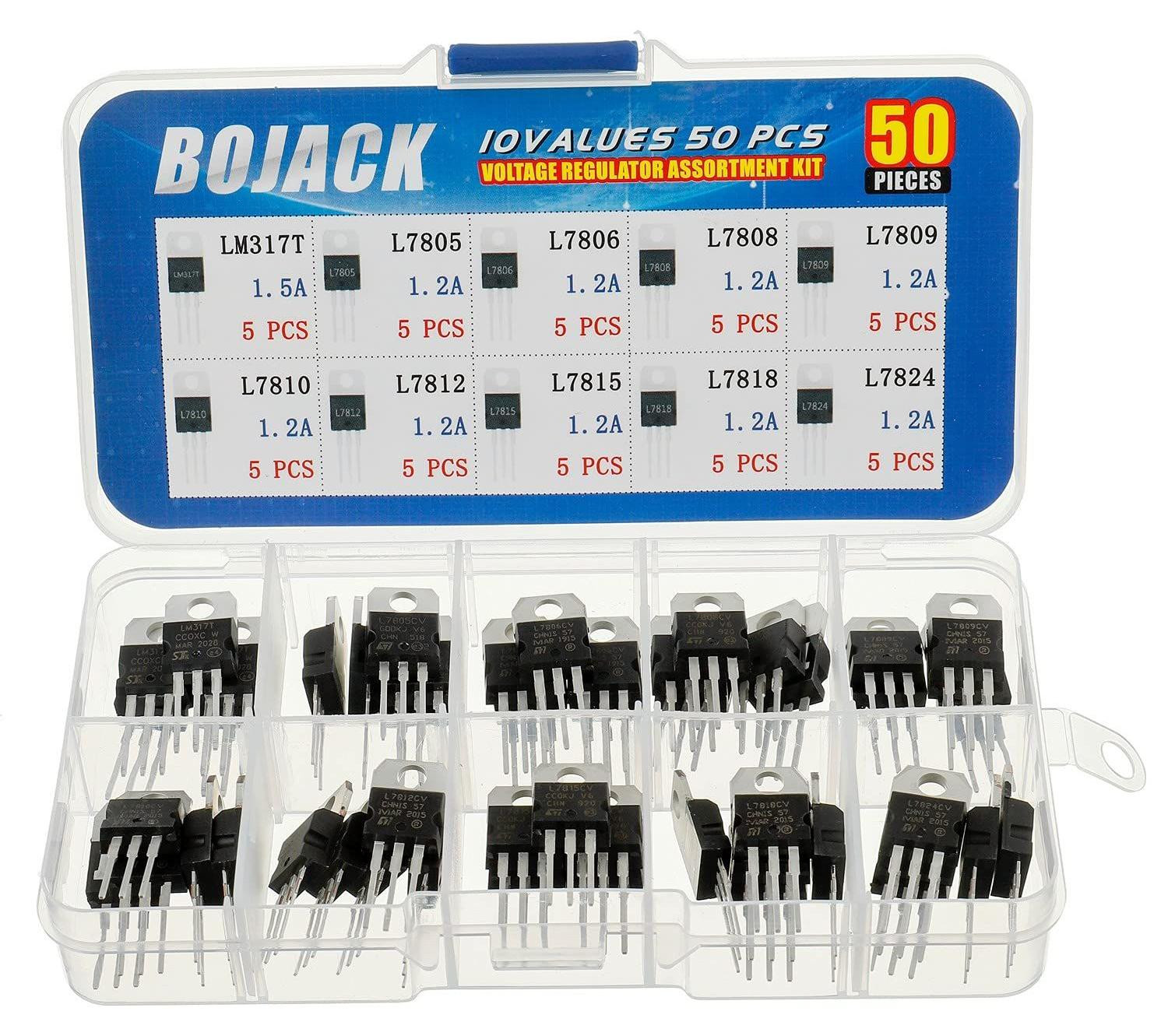Lustrens Assortiment Kit met 50 Stuks van 10 Verschillende Waarden