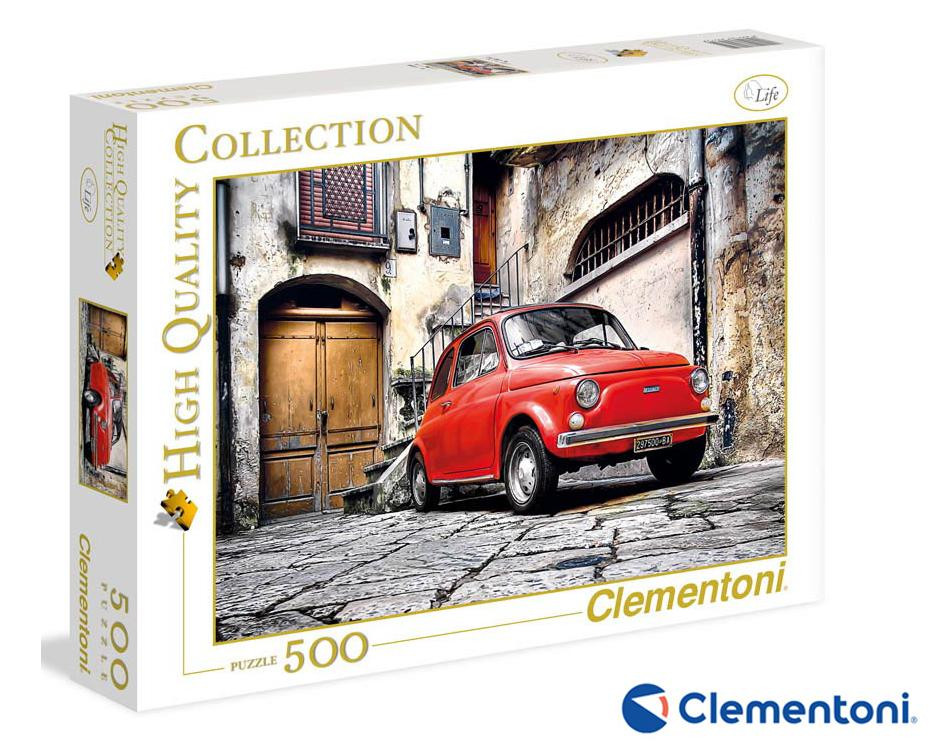 Clementoni Puzzel 500 stukjes Fiat 500