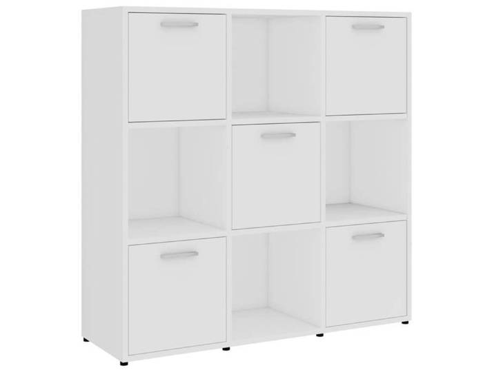 CLOUD Étagère salon Bibliothèque Blanc 90x30x90 cm Bois d'ingénierie CHYNEW4258586