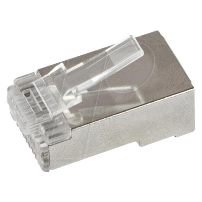 LogiLink Modular Plug STP, 50er Set (Netzwerkkabel Stecker) (MP0077)