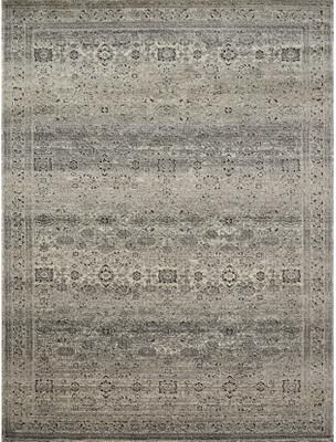 Alexander Home Carissa Distressed Floral Border Area Rug