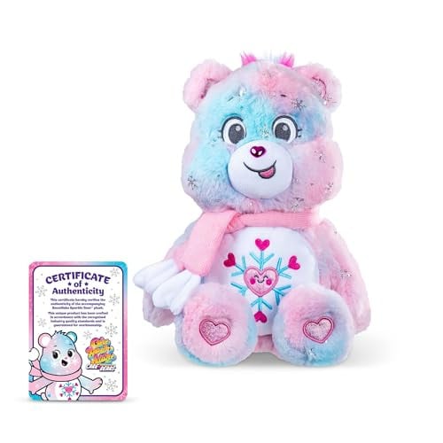 Care Bears Collector's Edition Snowflake Sparkle Beer pluche knuffel, 35 cm