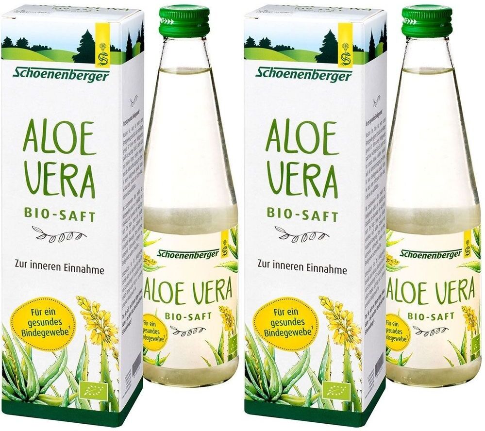 Aloe Vera Saft Bio Schoenenberger 2x 2x330 ml