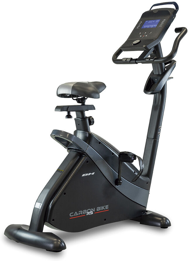 Rio Bicicleta indoor BH Fitness Carbon Bike RS: com um monitor LED com 24 níveis de intensidade e 30 programas predefinidos